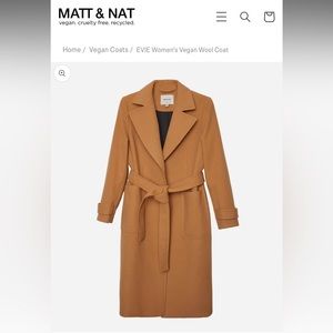 NWT Matt & Nat Vegan Wool Coat